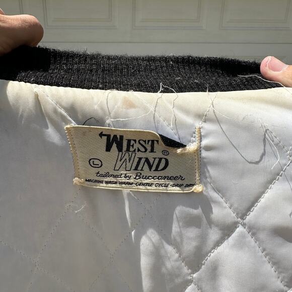 Vintage 80s Men's Lindell Drop Forge Hockey Bomber Jacket Size L - Picture 7 of 7